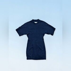Calvin Klein Dark Blue Short Sleeve Dress Size S